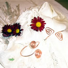 Orecchini-Bracciali Rame