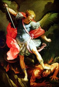 San Michele Arcangelo sottomette il demonio