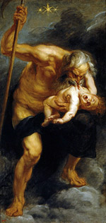 Clicca per ingrandire Dio Saturno divora figlio Rubes