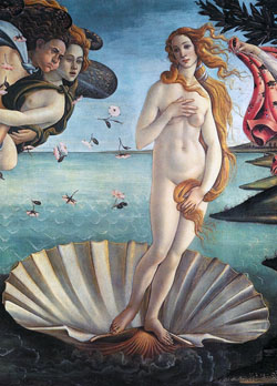 Dea Venere Botticelli