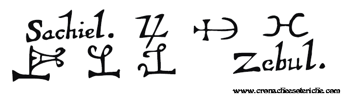 Simboli del Giovedi e Arcangelo Sachiel