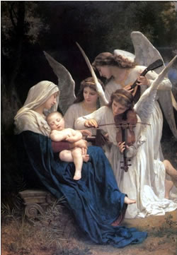Feste & ricorrenze - Vergine con angeli