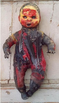 bambola utilizzata per una fattura
