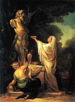 sacrificio al Dio Fauno Goya