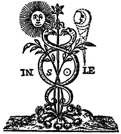 Emblema del laboratorio spagirico Soluna fondato da Alexander Von Bernus