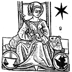 Il Pianeta Venere sul suo Trono